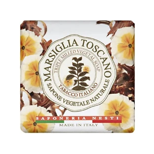 Jabón de tocador natural Nesti Dante Marsiglia Toscano Tabacco Italiano, 200 g