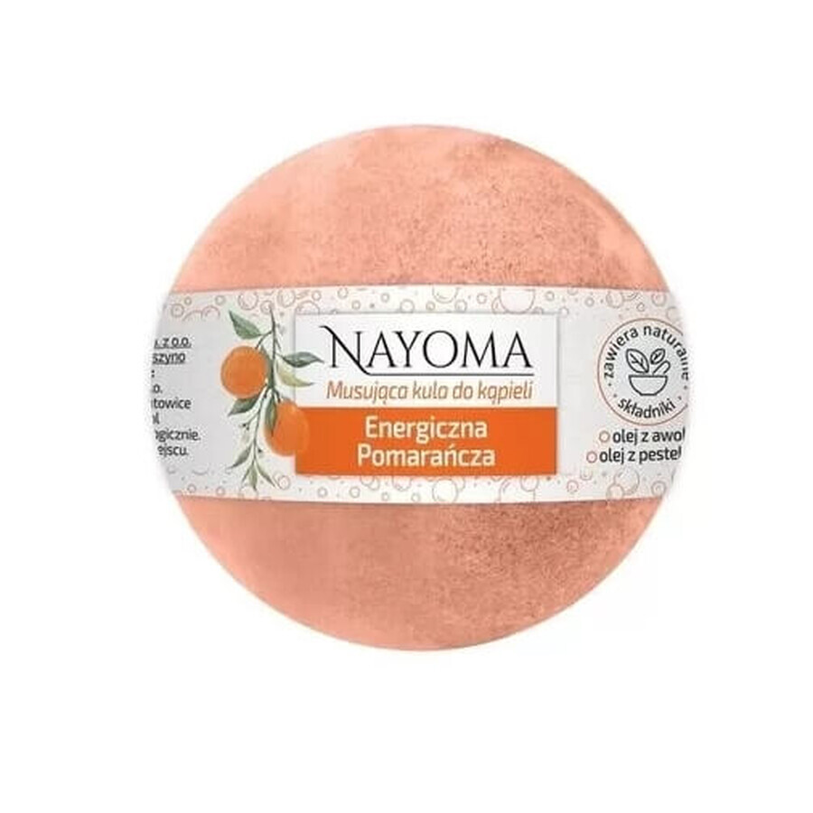 Buy Nayoma Sparkling bath ball energetic orange, 130 g Nayoma Sparkling bath ball energetic orange, 130 g