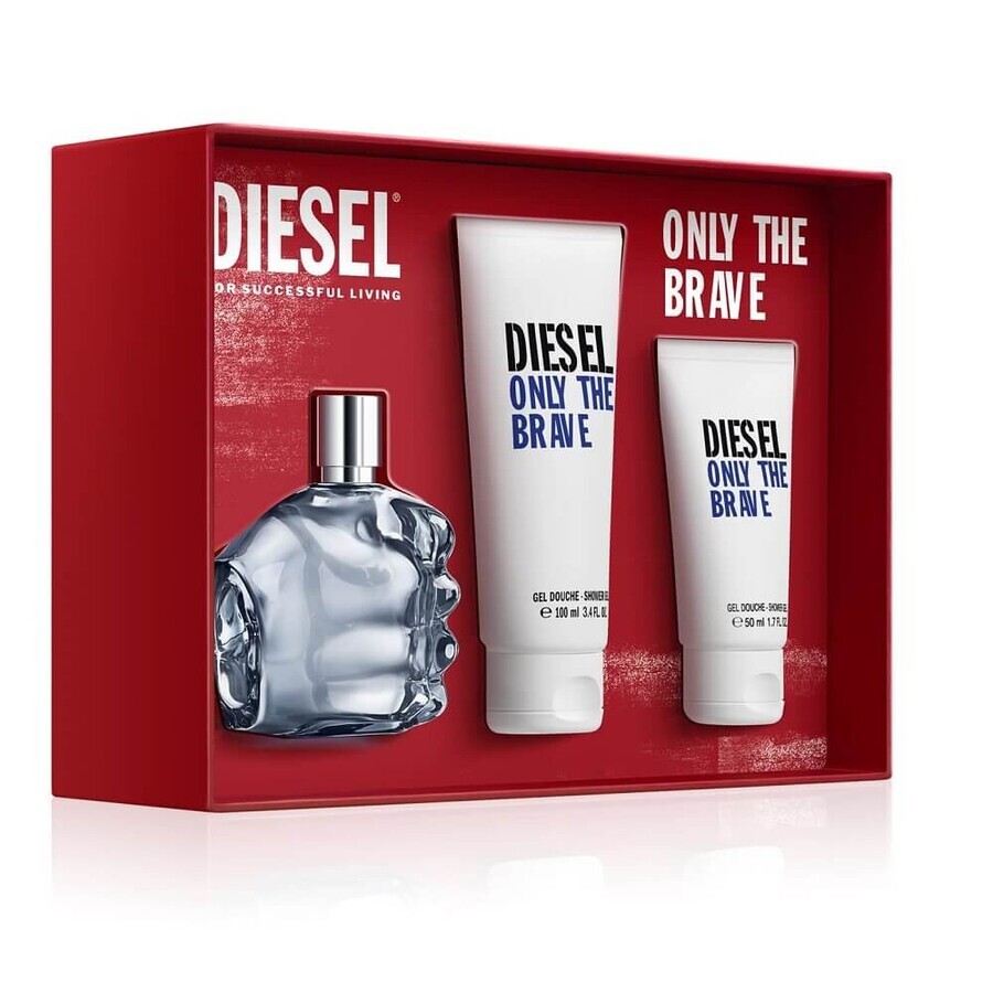 Buy Diesel Only The Brave for Man Eau de Toilette, 75 ml + Shower Gel, 100 ml + Shower Gel, 50 ml Diesel Only The Brave for Man Eau de Toilette, 75 ml + Shower Gel, 100 ml + Shower Gel, 50 ml