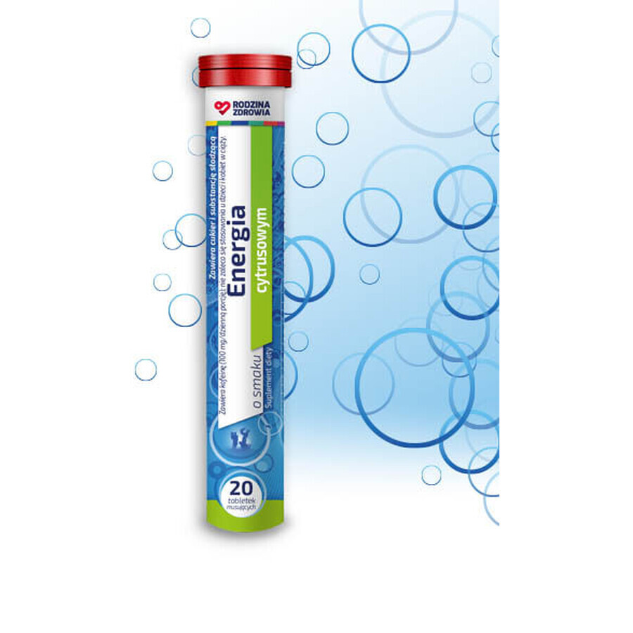 Family Health Energy 20 effervescent tablets