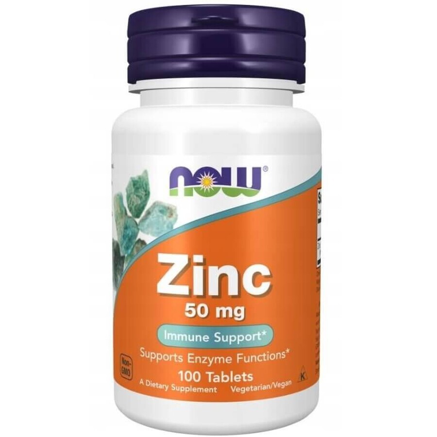 Shop Now Foods Zinkgluconat 50mg, 100 Tabletten Now Foods Zinkgluconat 50mg, 100 Tabletten