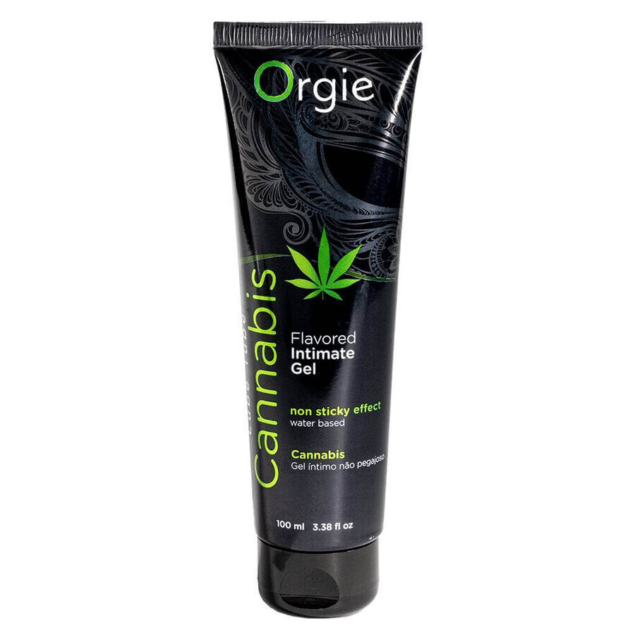 Orgie Flavored Intimate Gel with hemp flavor, 100ml