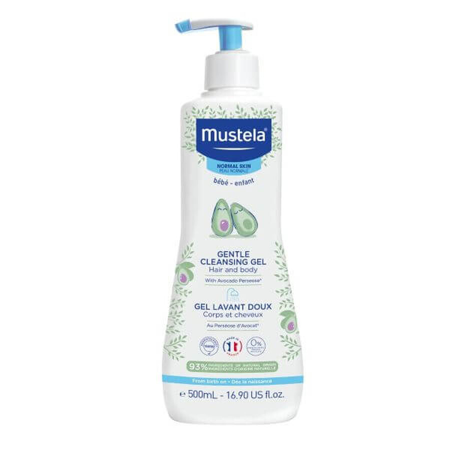 Mustela Gel Limpiador Corporal y Capilar, 500 ml