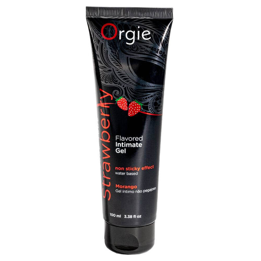 Gel intime aromatisé Orgie, aromatisé à la fraise, 100ml