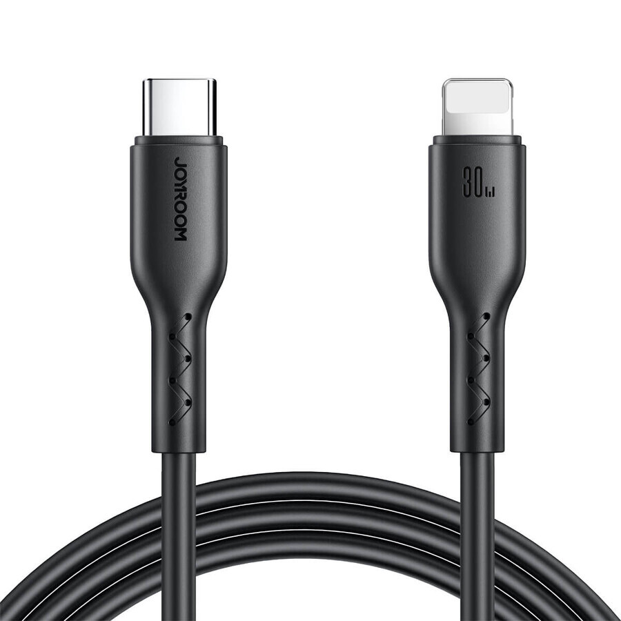 Joyroom Flash-Charge Series SA26-CL3 USB-C / Lightning 30W cable 1m - black.