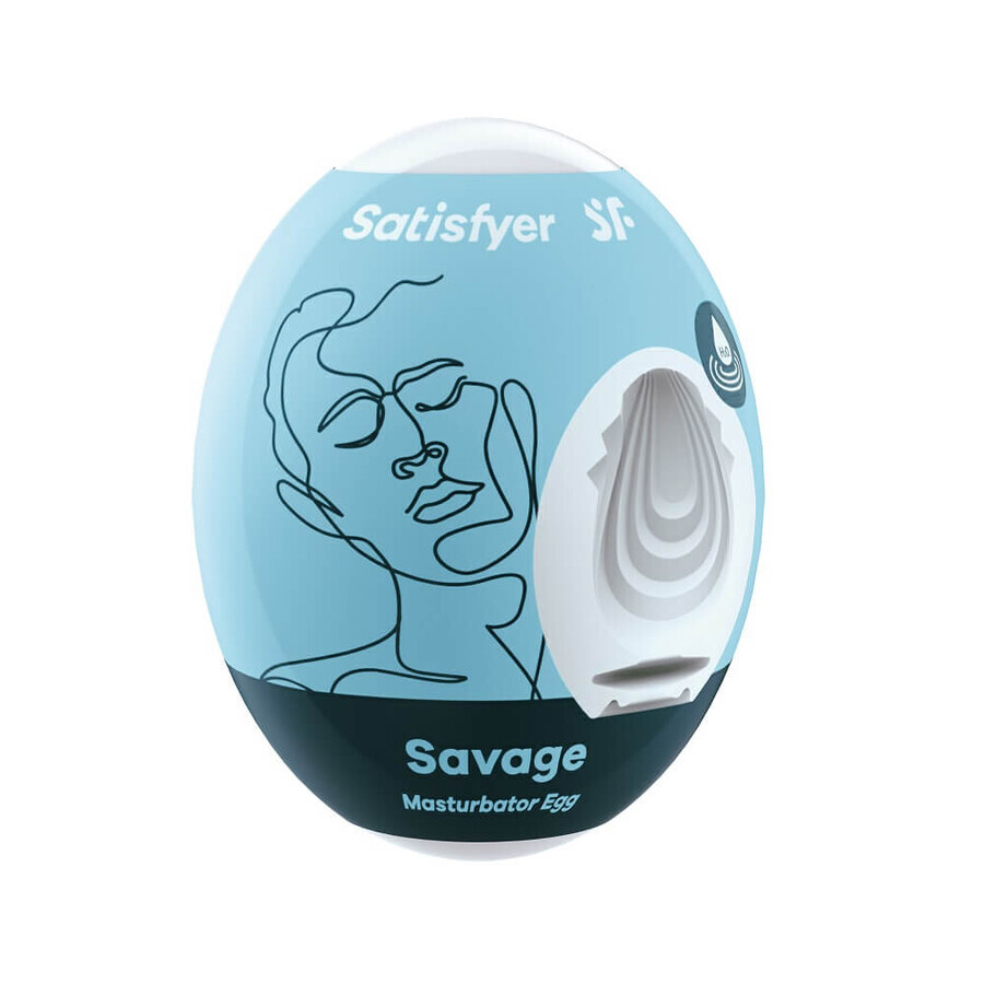 Satisfyer Savage egg-shaped masturbator