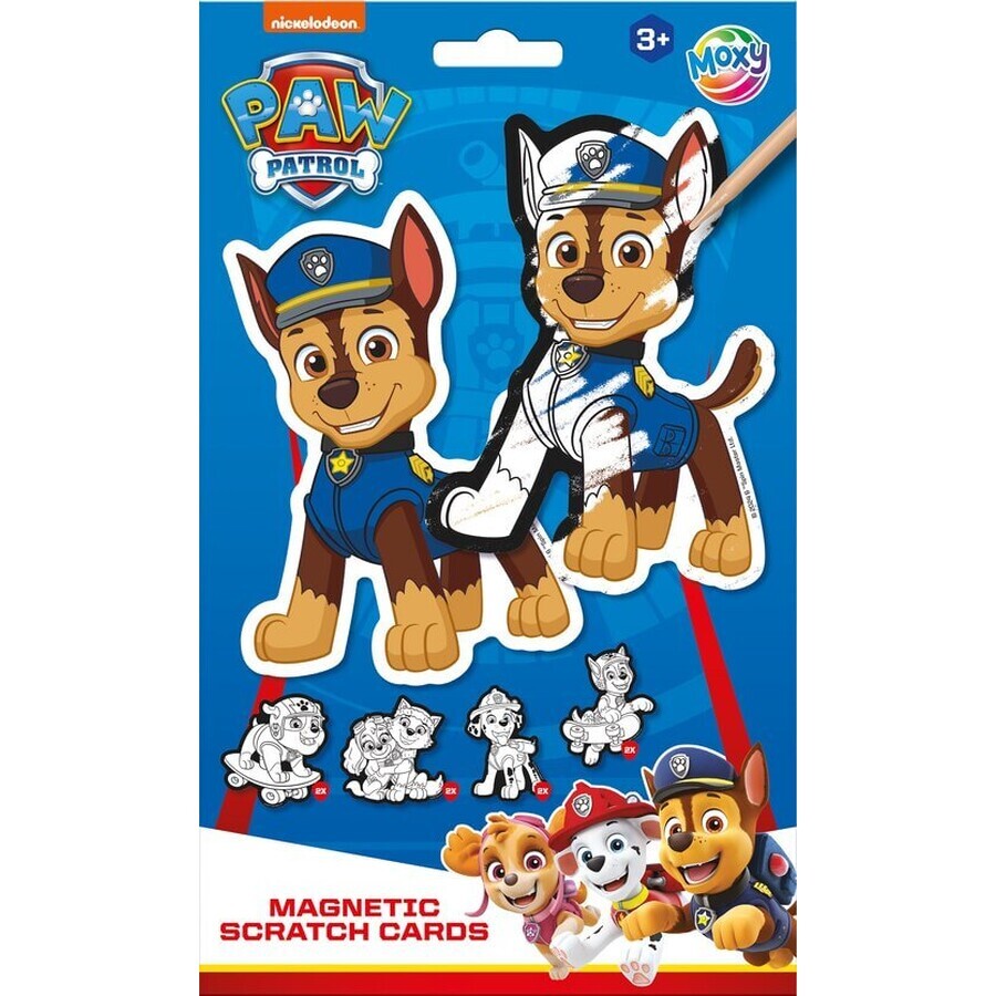 Cumpără Psi Patrol scratch magneți 10 bucăți + stick Psi Patrol scratch magneți 10 bucăți + stick