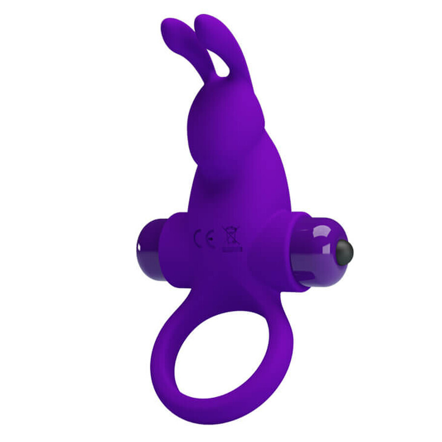Pretty Love Vibrant Inel pentru penis Inel vibrator pentru bărbați Rabbit