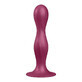 Satisfyer Double Ball-R Dildo with Geisha Balls Red, 1 piece