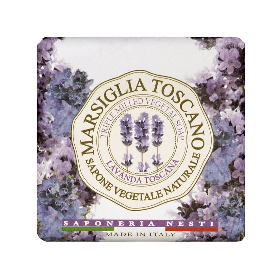 Jabón de tocador Nesti Dante Marsiglia Toscano Lavanda, 200 g