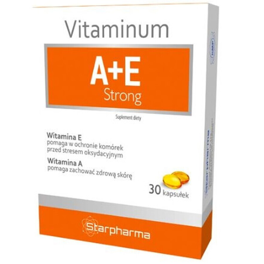 Vitaminum A+E Strong, 30 capsules