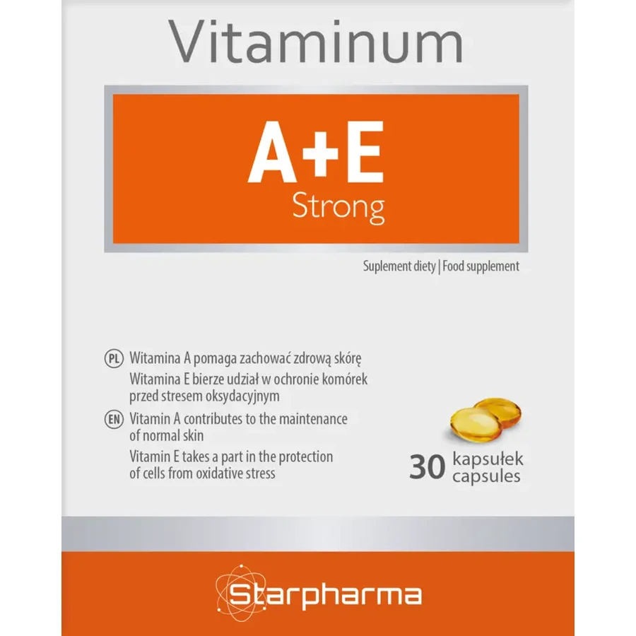 Vitaminum A+E Strong, 30 Kapseln