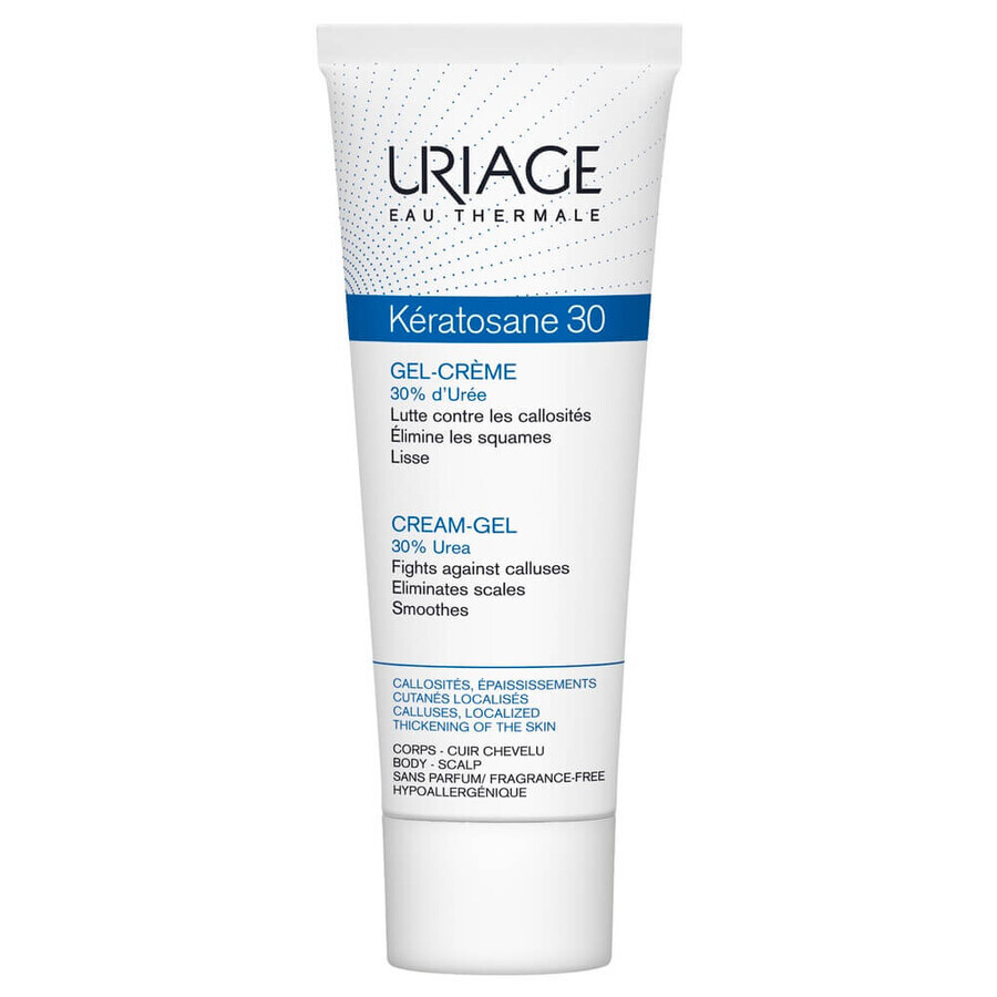 Shop Uriage Keratosane 30 Creme-Gel Peeling und beruhigende Creme, 75 ml Uriage Keratosane 30 Creme-Gel Peeling und beruhigende Creme, 75 ml