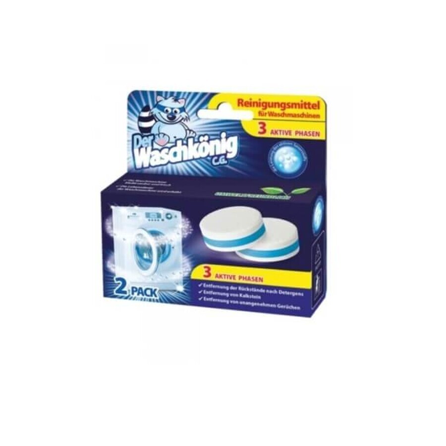 Waschkonig, Washing machine cleaner in tablets, 80g