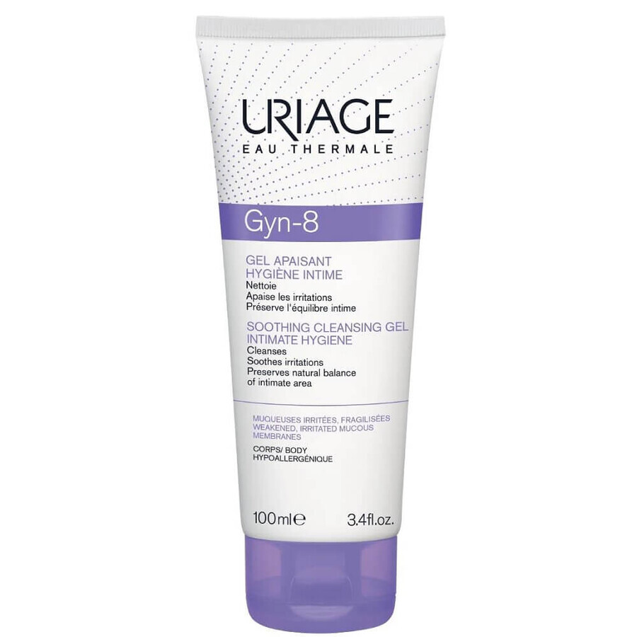 Cumpără Uriage Gyn-8 Gel calmant pentru igiena intimă, 100ml Uriage Gyn-8 Gel calmant pentru igiena intimă, 100ml