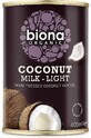 Coconut milk Light Organic, 400 ml, Biona