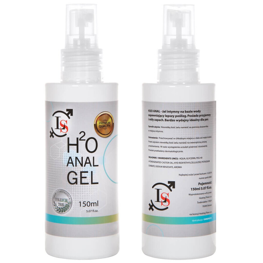 Love Stim H20 Anale intieme gel op waterbasis, 150ml