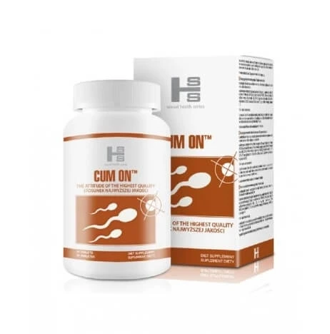 Sexual Health Series Cum On Dietary Supplement to Increase Semen Quality, 30 capsules.