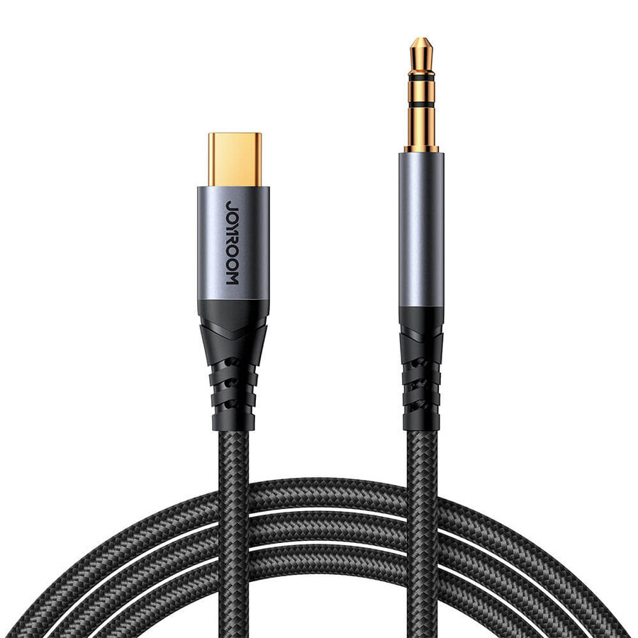 Joyroom Audio Transfer Series SY-A07 cavo mini jack 3,5 mm / USB-C 1,2 m - nero