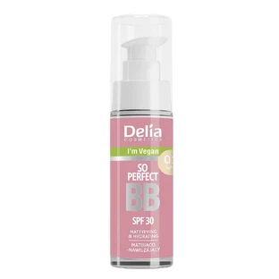 Delia So Perfect Vegan BB cream con SPF30 01 Light, 30 ml