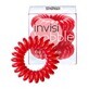 Invisibobble Traceless Hair Erasers Raspberry Red, 3 pieces
