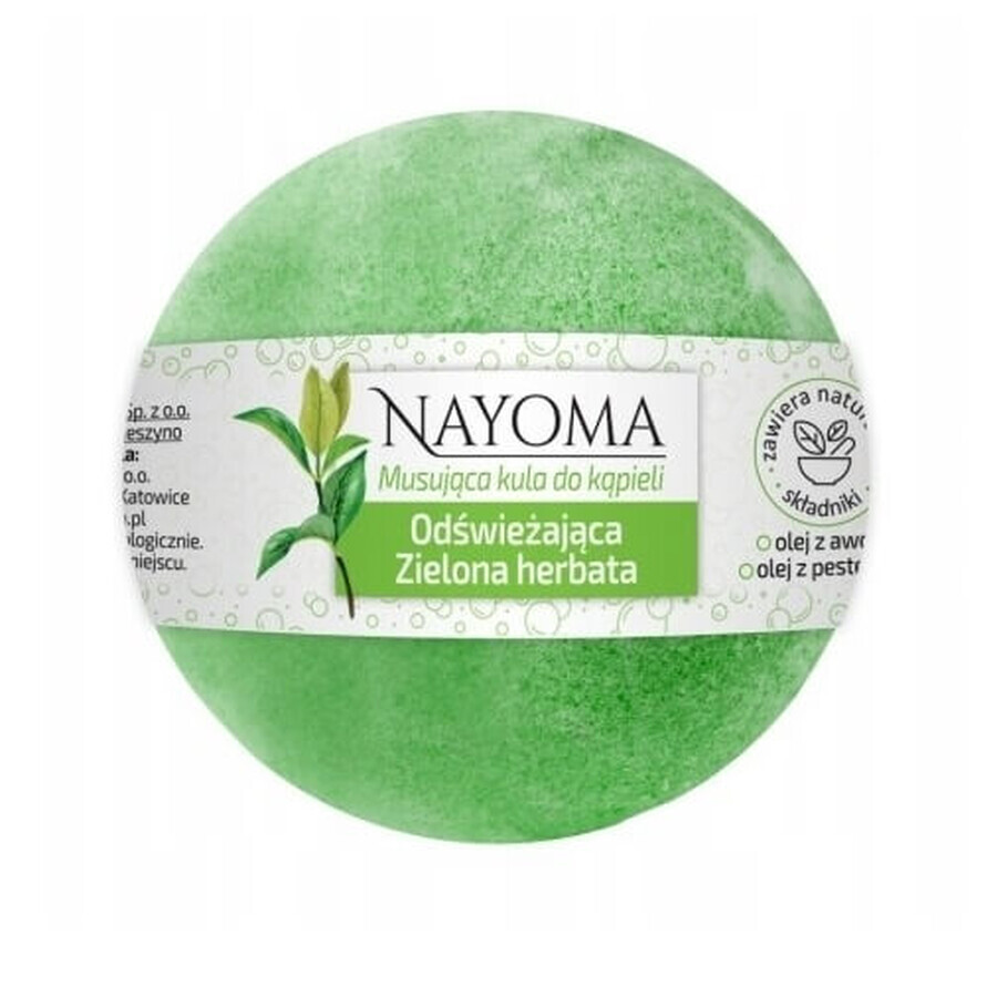 Acquista Nayoma Palla da bagno frizzante rinfrescante al tè verde, 130 g Nayoma Palla da bagno frizzante rinfrescante al tè verde, 130 g