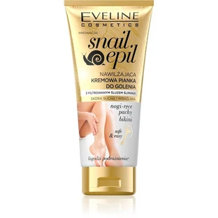 Eveline Snail Epil Crema Hidratante Espuma Depilatoria con Moco de Caracol, 175 ml