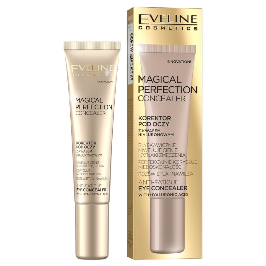 Buy Eveline Cosmetics Magical Perfection Concealer under-eye concealer 02 Medium, 15 ml Eveline Cosmetics Magical Perfection Concealer under-eye concealer 02 Medium, 15 ml