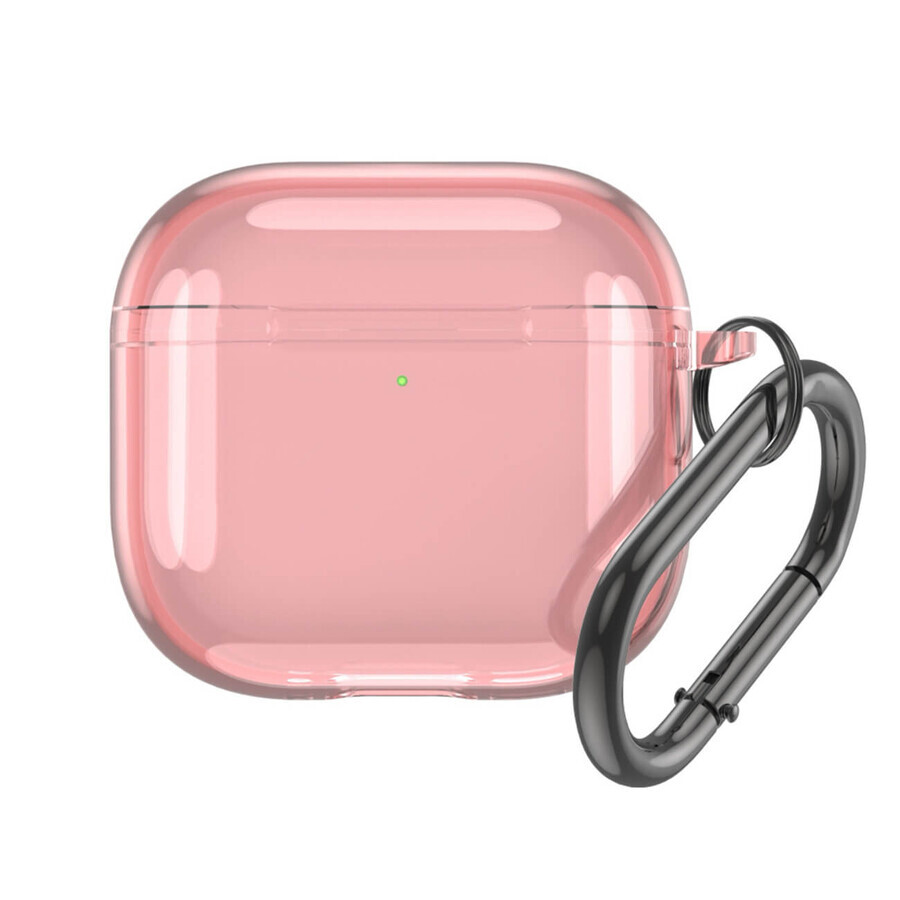 Custodia trasparente per Airpods 4 - rosa