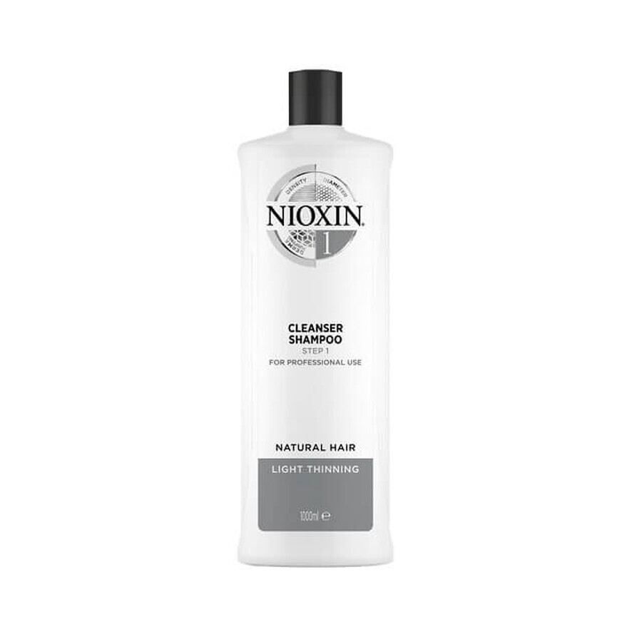 Nioxin System 1 Cleansing Shampoo for slightly thinning hair, 1000ml