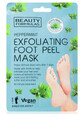 Beauty Formulas Exfoliating exfoliating foot mask with peppermint, 1 pair