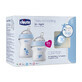 Chicco NaturalFeeling Set 150ml bottle 0m+ + 250ml bottle 2m+ + PhysioForma Comfort pacifier 0m+ Blue