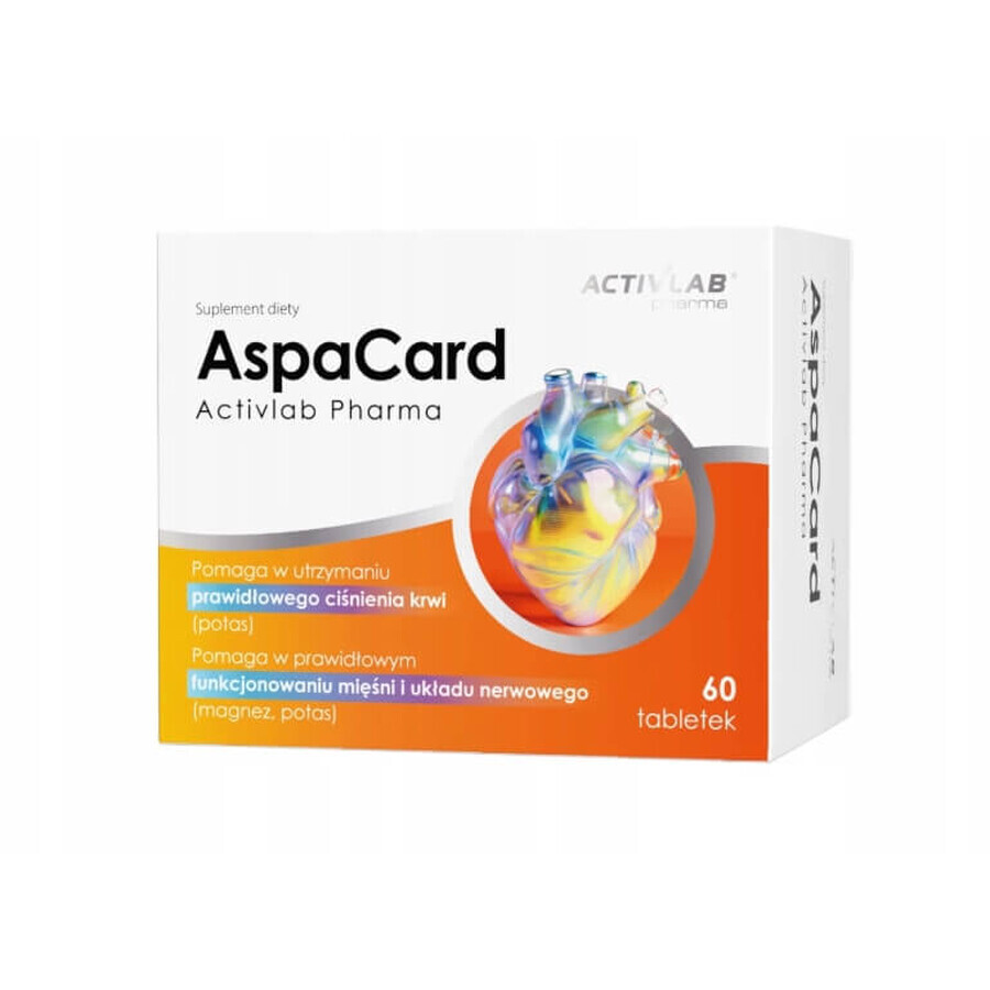 Buy ActivLab Pharma AspaCard, 60 tablets ActivLab Pharma AspaCard, 60 tablets