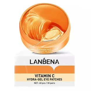 Lanbena Vitamina C Tampoane hidrogel pentru ochi cu vitamina C, 60 bucăți