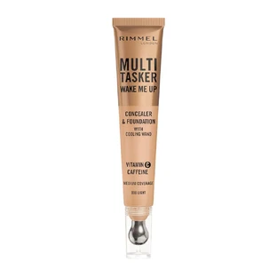 Rimmel Multi-Tasker Wake Me Up Illuminating Concealer mit Massage-Applikator 030 Light, 20 ml