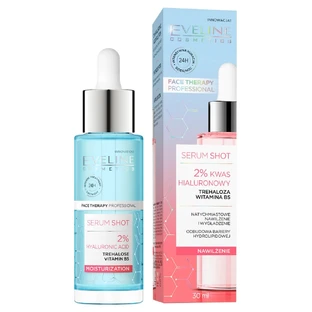 Eveline Cosmetics Gelaatstherapie Professioneel Serum Shot 2% Hyaluronzuur, 30 ml