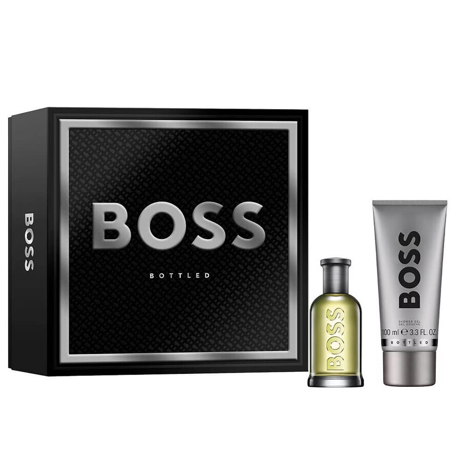 Hugo Boss Bottled Eau de Toilette Set, 50 ml + Gel douche, 100 ml