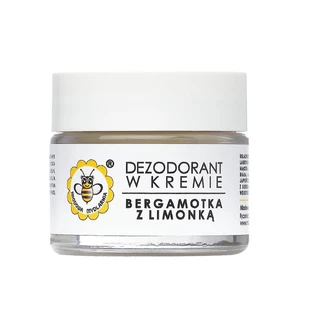 Desodorante Miodowa Mydlarnia Bergamota y Lima en crema, 55 g