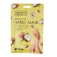 Beauty Formulas Hand mask with coconut oil, 1 pair