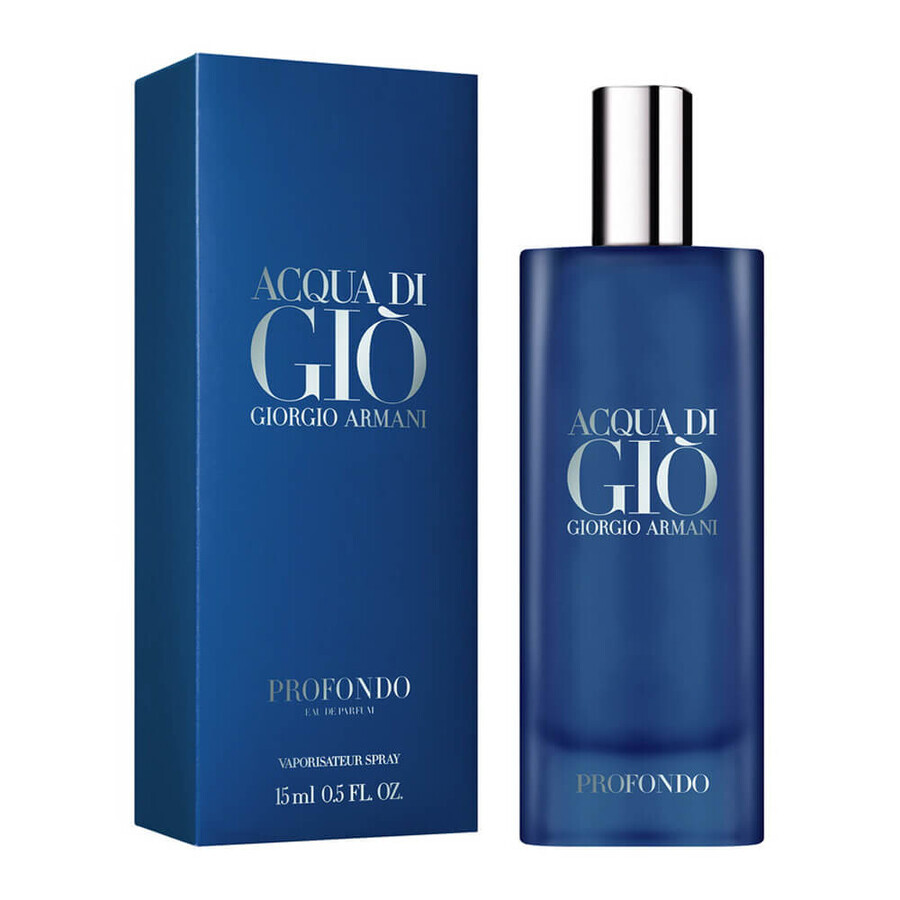 Boutique Giorgio Armani Acqua di Gio Profondo Eau de Parfum, 15 ml Giorgio Armani Acqua di Gio Profondo Eau de Parfum, 15 ml