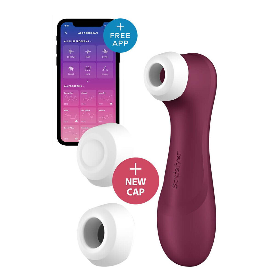 Stimolatore di clitoride Satisfyer PRO 2 GENERAZIONE 3 Rosso