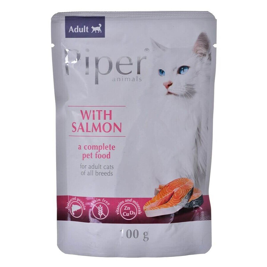Acquista Cibo per gatti Dolina Noteci Piper Salmone 100 g 100 L Cibo per gatti Dolina Noteci Piper Salmone 100 g 100 L