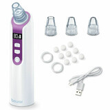 Aspirator de pori pentru ten Beurer 584.17 3W Alb