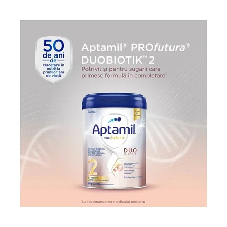 ProFutura 2 Duo Biotik fórmula, 6 - 12 meses, 800 g, Aptamil