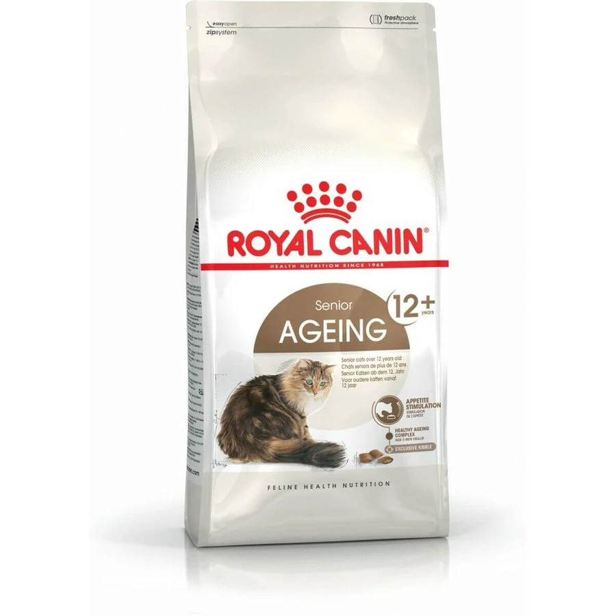 Mâncare pentru pisici Royal Canin Senior Ageing 12+ Senior Pui Vegetal Păsări 400 g