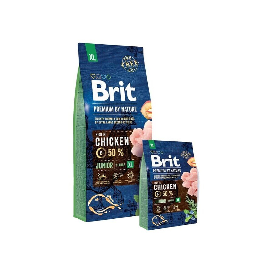Shop Futter Brit Premium by Nature Junior XL Erwachsener Welpe/Junior Huhn 15 kg Futter Brit Premium by Nature Junior XL Erwachsener Welpe/Junior Huhn 15 kg