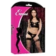 Ensemble de sous-vêtements Exposed Black 2 Pieces (L/XL)