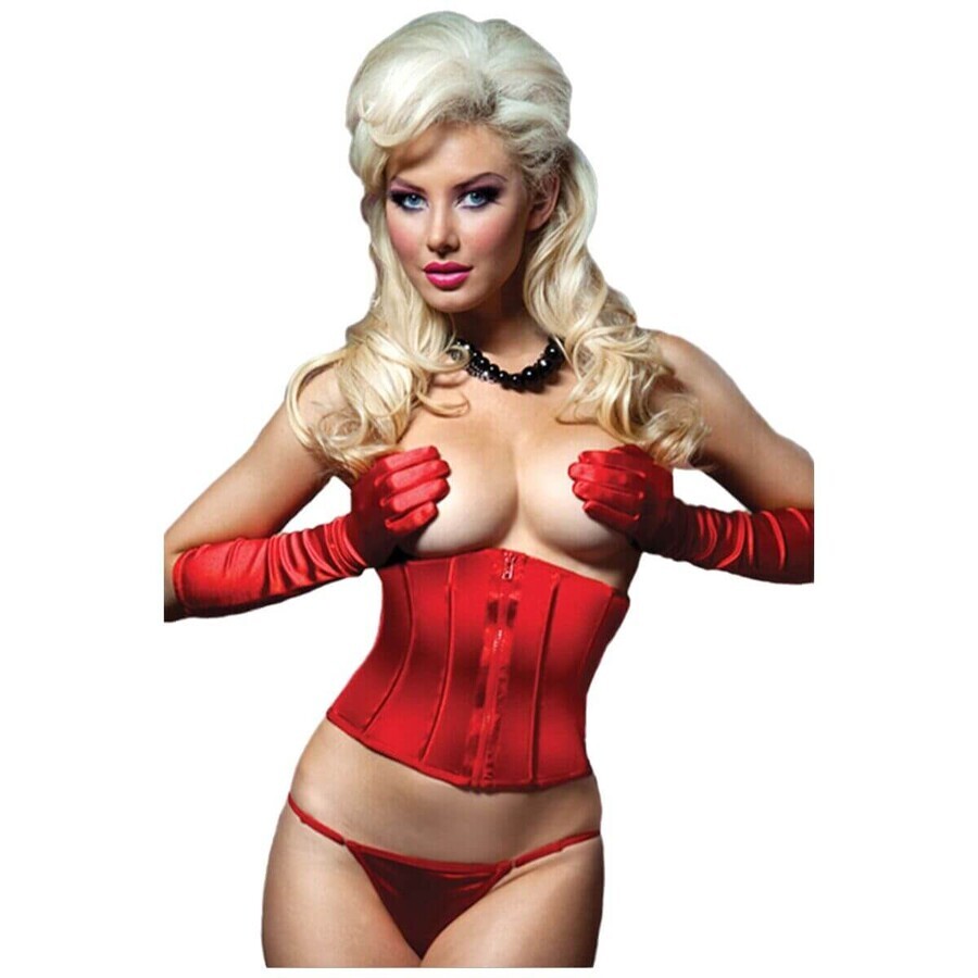 Seven Til Midnight Red Corset (L - EU 42-44)