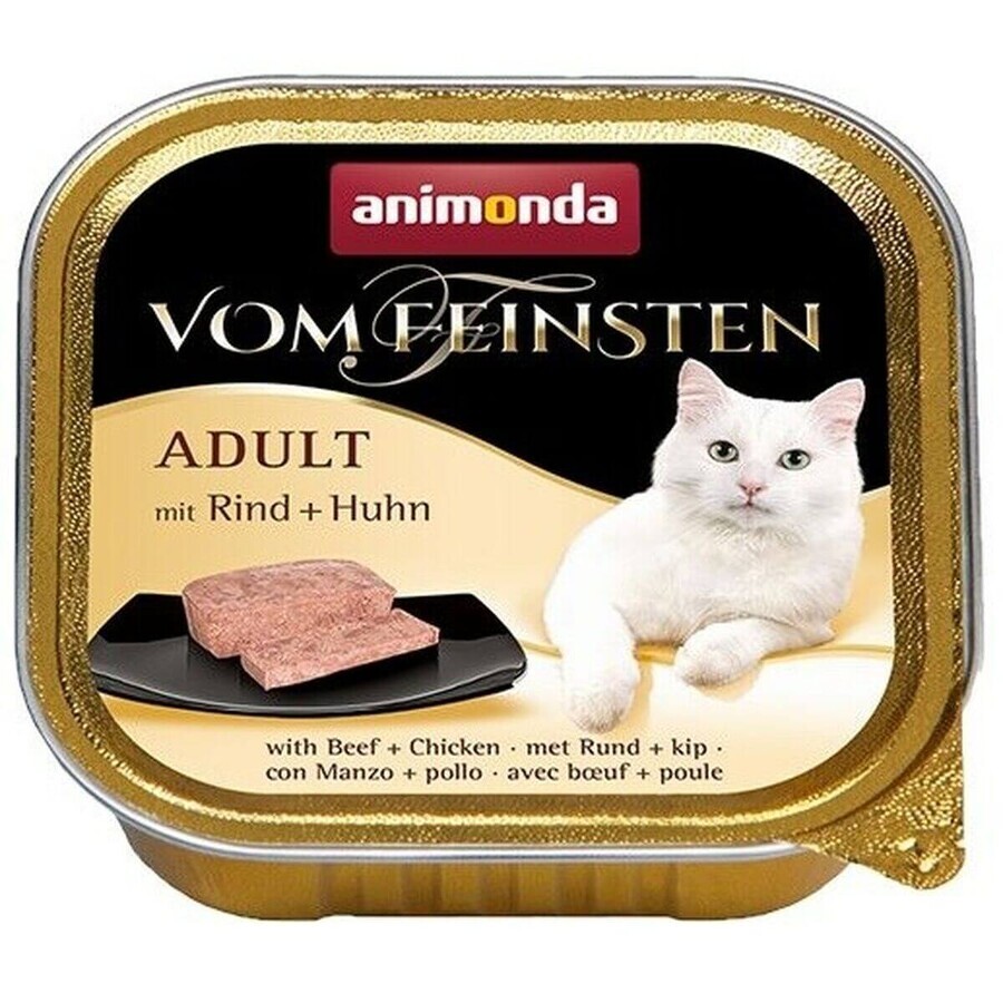 Winkel op Kattenvoer Animonda Vom Feinsten Kip Kalfsvlees 100 g 100 L Kattenvoer Animonda Vom Feinsten Kip Kalfsvlees 100 g 100 L