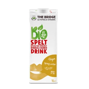Biologische Spelt plantaardige melk, 1 liter, The Bridge